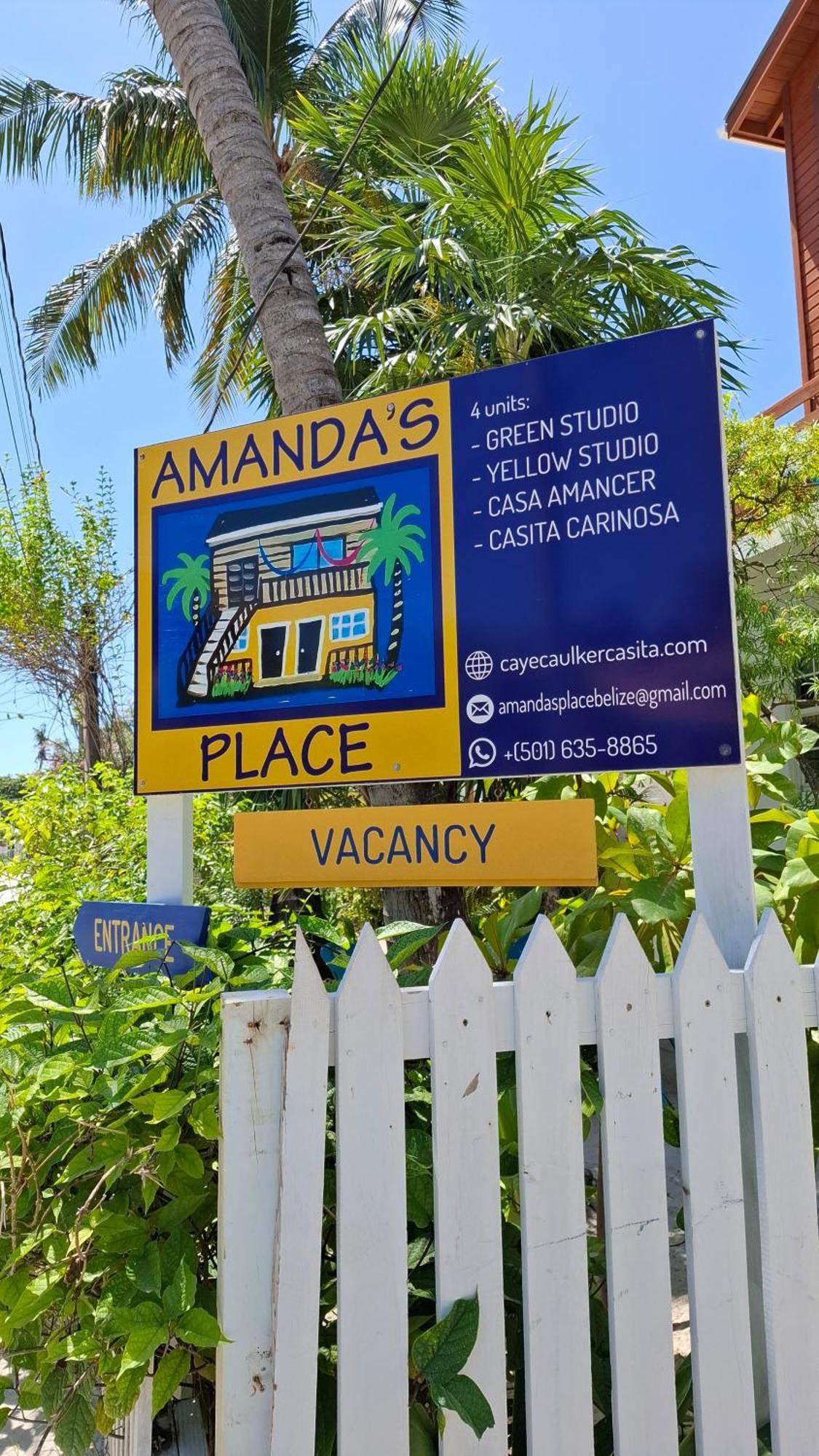 Amanda'S Place Casa Amancer - Sea View, Pool And Tropical Garden Caye Caulker Exteriér fotografie